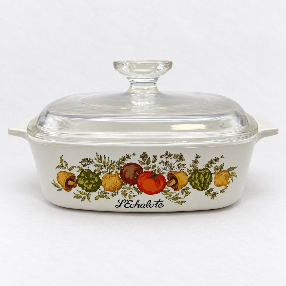 Vintage Corning Ware Spice O Life 1 Quart Casserole Dish A-1-B with Glass Lid